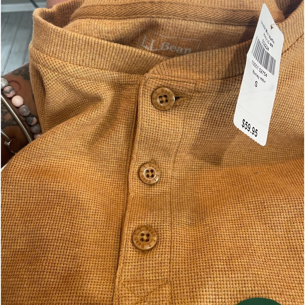 ✨🧢Men’s L.L BEAN Barley Heather long sleeve shirt